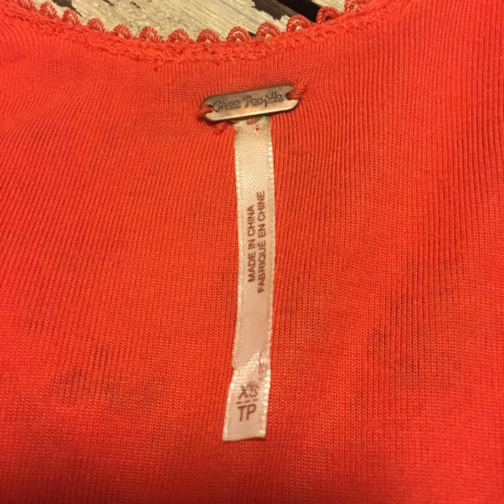 🎉HP 🎉Free People Orange Lace Dress - Picture 6 of 6